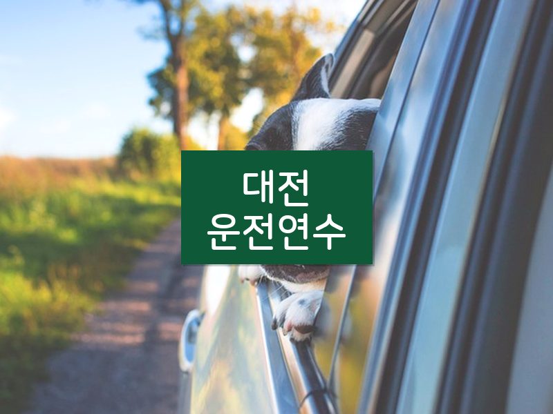 대전운전연수 후기