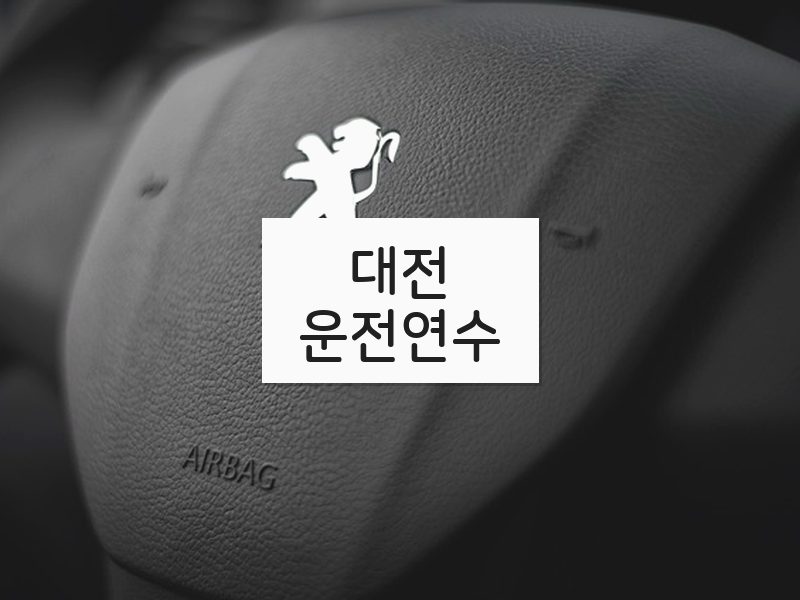 대전운전연수 후기