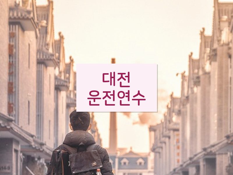 대전운전연수 후기